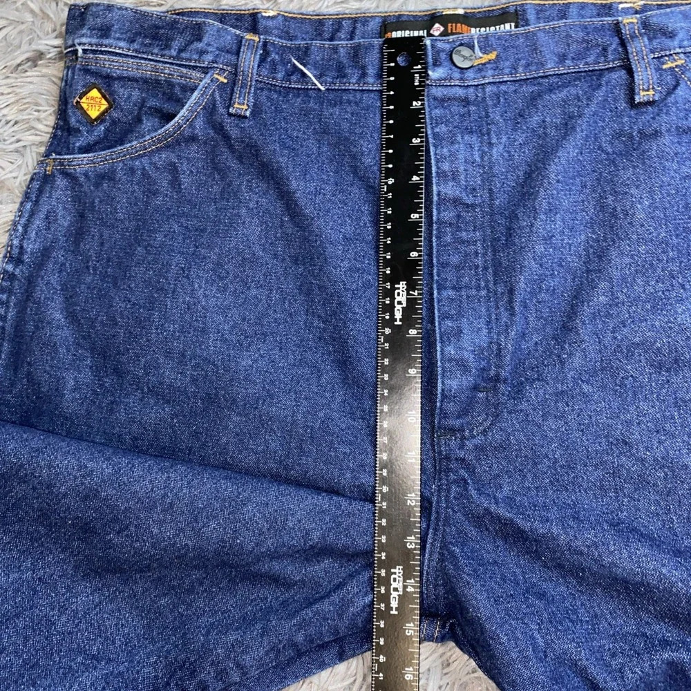 Wrangler Indigo FR Fire Resistant 13 Original Fit Jeans - 42x36 HRC2/2112
